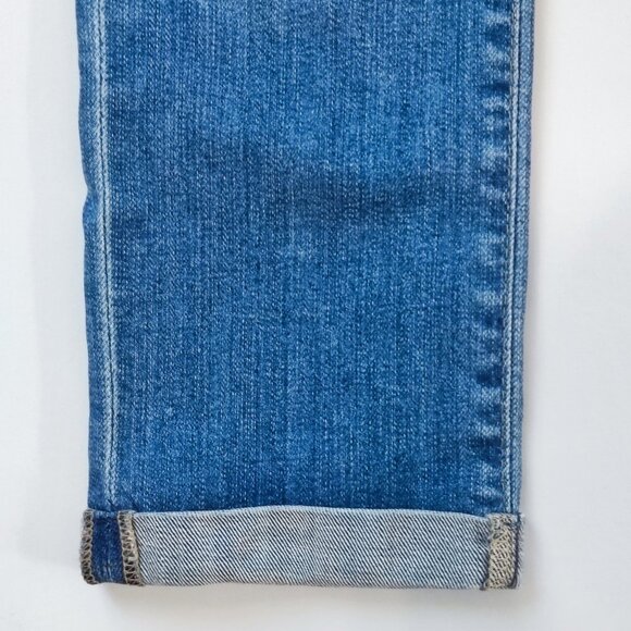 AG Adriano Goldschmied jeans low-rise ankle crop denim blue women's size 25 R - Picture 11 of 16